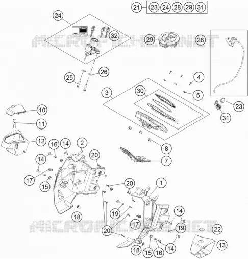 IGNITION SWITCH KTM MOTO 1050 2015 ADVENTURE  1050 ADVENTURE ABS