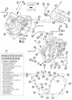 CRANKCASE for KTM SUPERMOTO 2005