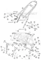 FRAME for KTM SUPERMOTO 2005