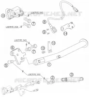 SIDE / MAIN STAND for KTM SUPERMOTO 2005