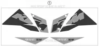 STICKERS for KTM SUPERMOTO 2005