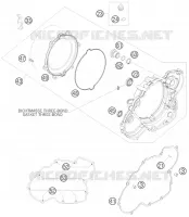 CLUTCH COVER for KTM ATV 2008