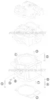 CYLINDER for KTM ATV 2008