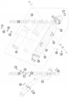 EXHAUST for KTM ATV 2008