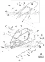FRAME for KTM ATV 2008