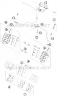FRONT BRAKE CALIPER for KTM ATV 2008