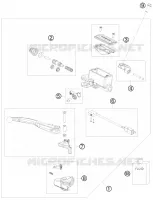 FRONT BRAKE MASTER CYLINDER for KTM ATV 2008