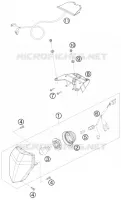 HEADLIGHT / TAIL LIGHT for KTM ATV 2008