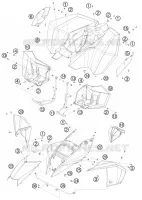 PLASTICS for KTM ATV 2008