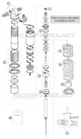 SHOCK ABSORBER (PARTS) for KTM ATV 2008