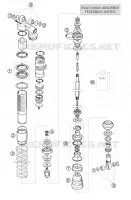 SHOCK ABSORBER (PARTS) for KTM ATV 2008