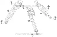 SHOCK ABSORBER for KTM ATV 2008