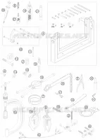 SPECIFIC TOOLS (ENGINE) for KTM ATV 2008