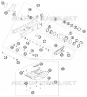 SWINGARM for KTM ATV 2008