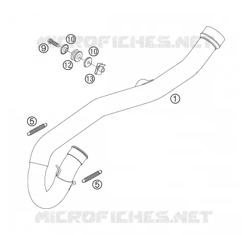 EXHAUST KTM MOTO 250 2006 XCF-W  250 XCF-W