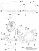 CLUTCH COVER for KTM XC-W 2010
