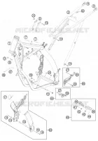 FRAME for KTM XC-W 2010