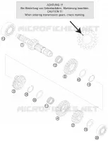 GEARBOX MAIN SHAFT for KTM XC-W 2010