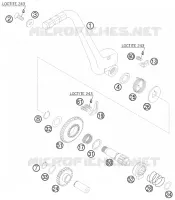KICK STARTER for KTM XC-W 2010