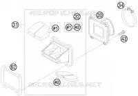 REED VALVE CASE for KTM XC-W 2010