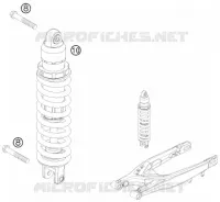 SHOCK ABSORBER for KTM XC-W 2010