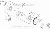BALANCER SHAFT for KTM RC 2017