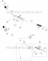 HANDLEBAR / CONTROLS for KTM RC 2017
