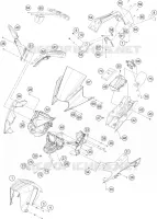 PLASTICS for KTM RC 2017