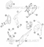 AIR FILTER for KTM EXC 2011