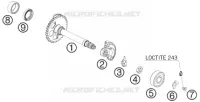 BALANCER SHAFT for KTM EXC 2011