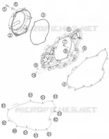 CLUTCH COVER for KTM EXC 2011