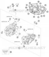 CRANKCASE for KTM EXC 2011