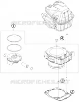 CYLINDER for KTM EXC 2011