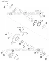 KICK STARTER for KTM EXC 2011
