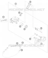 REAR BRAKE CALIPER for KTM EXC 2011