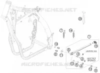SIDE / MAIN STAND for KTM EXC 2011