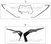 STICKERS for KTM EXC 2011