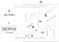 TOOL KIT / MANUALS / OPTIONS for KTM EXC 2011