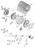 CLUTCH for KTM EXC 2001