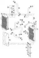 COOLING SYSTEM for KTM EXC 2001
