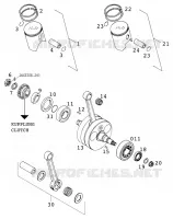 CYLINDER for KTM EXC 2001