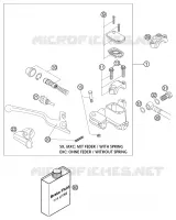 FRONT BRAKE MASTER CYLINDER for KTM EXC 2001