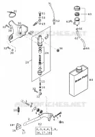 REAR BRAKE MASTER CYLINDER for KTM EXC 2001