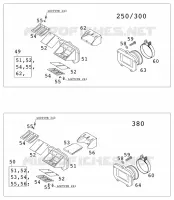 REED VALVE CASE for KTM EXC 2001