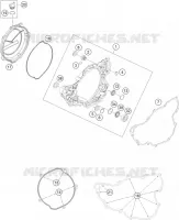 CLUTCH COVER for KTM EXC-F 2014