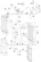 COOLING SYSTEM for KTM EXC-F 2014