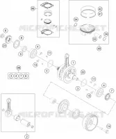 CRANKSHAFT / PISTON for KTM EXC-F 2014
