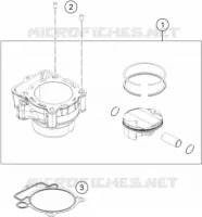 CYLINDER for KTM EXC-F 2014