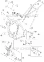 FRAME for KTM EXC-F 2014