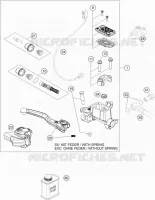 FRONT BRAKE MASTER CYLINDER for KTM EXC-F 2014